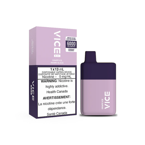 Vice 6000 : Grape Ice 0 Nic