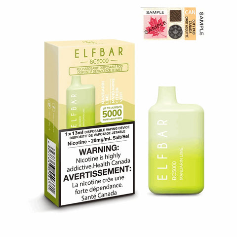 Elfbar : Mandarin Lime 20mg