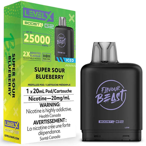 Flavour Beast 25k : Super Sour Blueberry