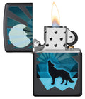 Zippo Wolf and Moon