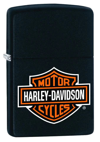 Zippo Harley-Davidson Classic Logo Black Matte