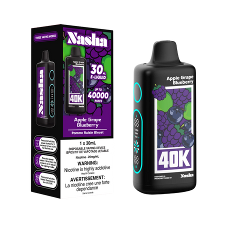 Nasha 40k : Apple Grape Blueberry