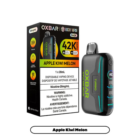 Oxbar 42k : Apple Kiwi Melon