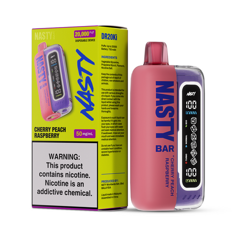 Nasty 20k : Cherry Peach Raspberry
