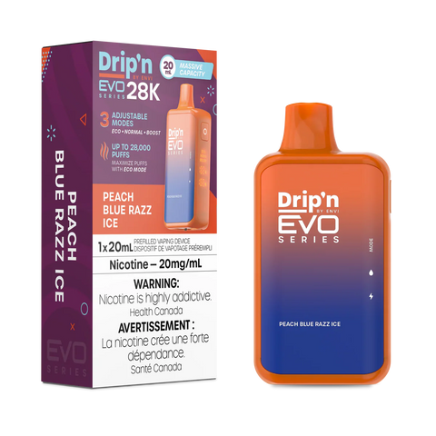 Drip'n 28k : Peach Blue Razz Ice