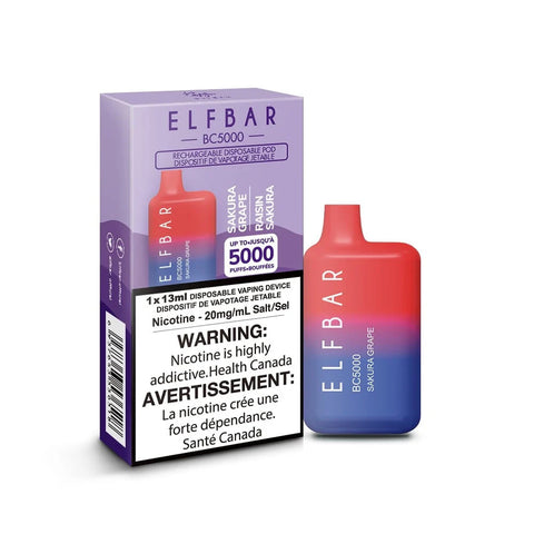 Elfbar BC 5000 : Sakura Grape 20mg