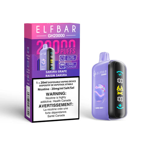 Elfbar : Sakura Grape 20mg