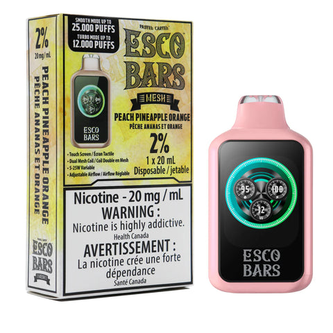 Esco Bar 25K : Peach Pineapple Orange