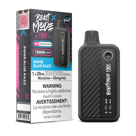 Flavour Beast - Beast Mode Max : Bomb Blue Razz