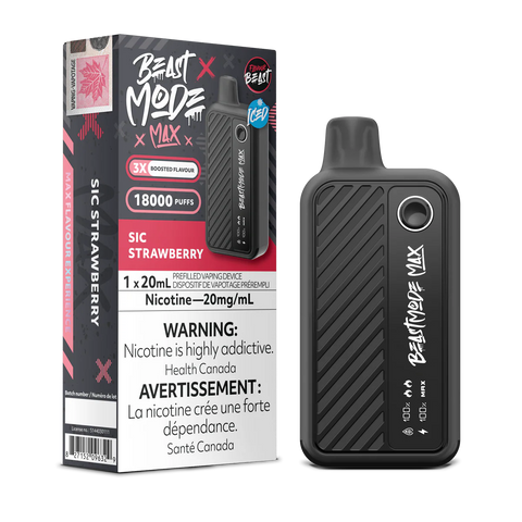 Flavour Beast - Beast Mode Max 18k: Sic Strawberry