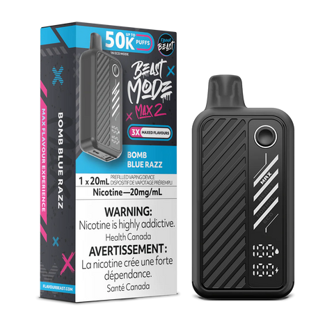 Flavour Beast - Beast Mode Max 2 50k: Bomb Blue Razz