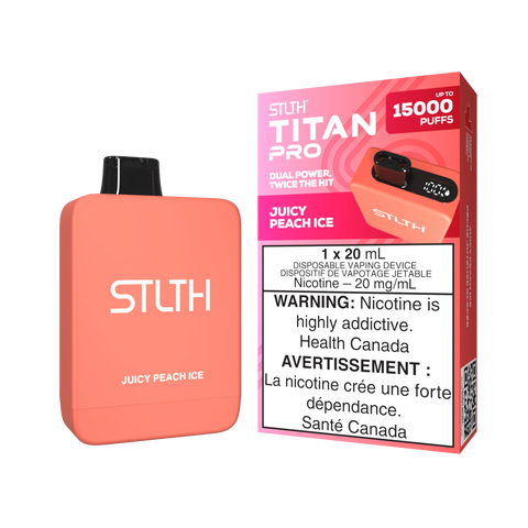 Stlth Titan pro 15k : Juicy peach ice