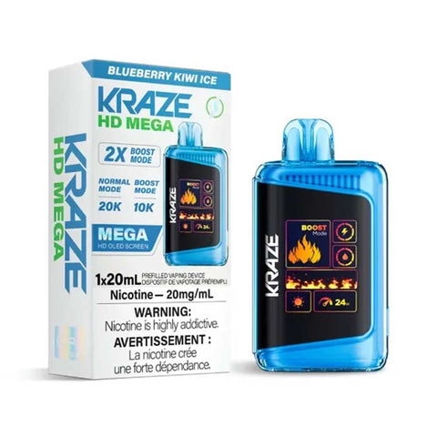 Kraze 20k : Blueberry Kiwi Ice