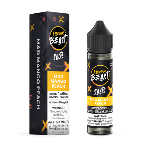 Flavour Beast E-Liquid 60ml : Mad Mango Peach