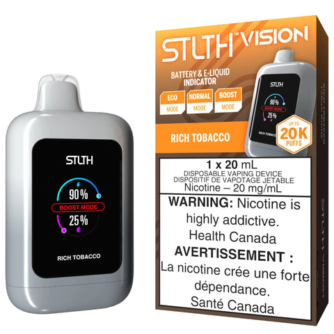 Stlth Vision 20k : Rich Tobacco