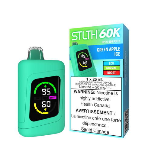Stlth 60K : Green Apple Ice