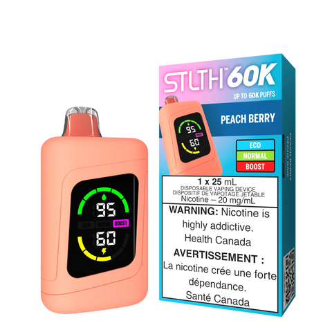 Stlth 60K : Peach Berry