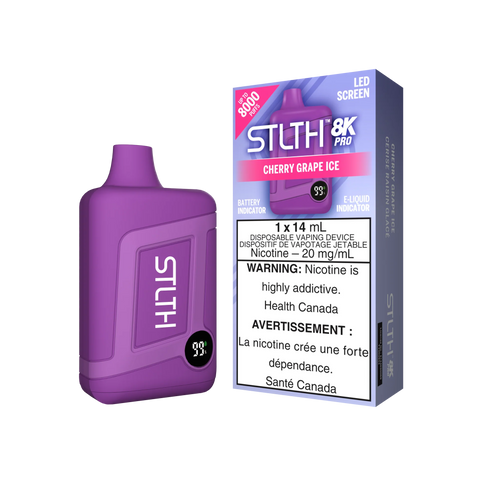 Stlth Pro 8k : Cherry Grape Ice