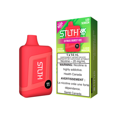 Stlth 8k : Citrus Burst Ice