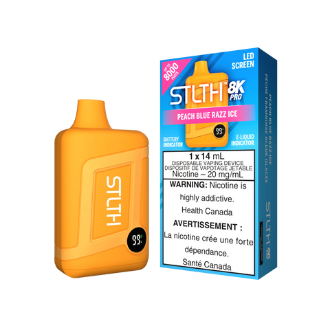 Stlth 8k : Peach Blue Razz Ice
