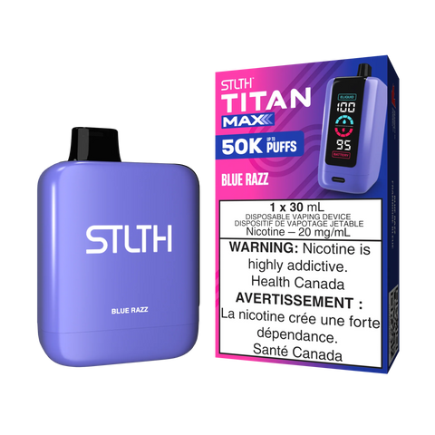 Stlth Titan Max 50k : Blue Razz