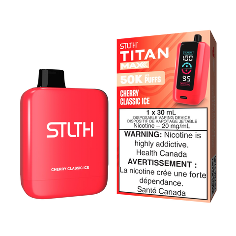 Stlth Titan Max 50k : Cherry Classic Ice