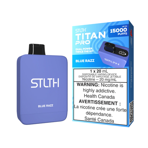 Stlth Titan Pro 15k : Blue Razz Ice