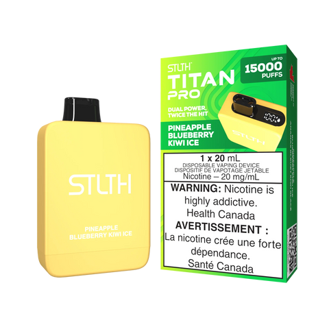 Stlth Titan Pro 15k : Pineapple Blueberry Kiwi Ice