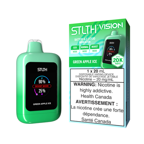 Stlth Vision 20k : Green Apple Ice