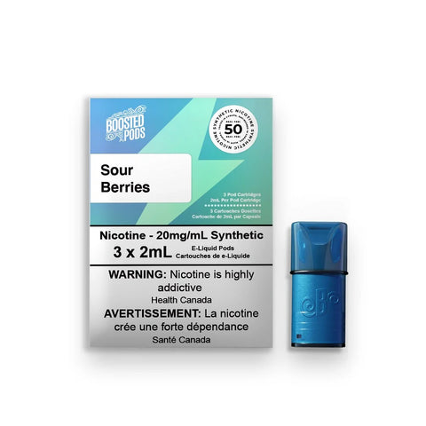 Boosted Pods : Sour Berries 15mg