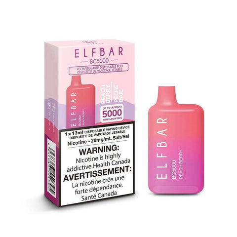 Elfbar BC 5000 : Peach Berry 20mg