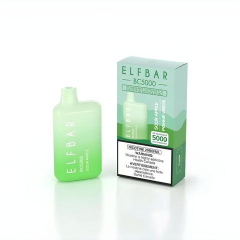 Elfbar BC 5000 : Sour Apple 20mg