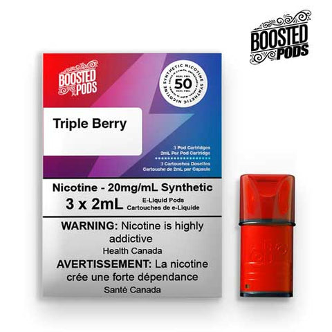 Boosted Pods : Triple Berry 15mg