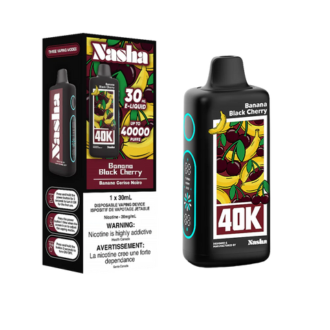 Nasha 40k : Banana Black Cherry